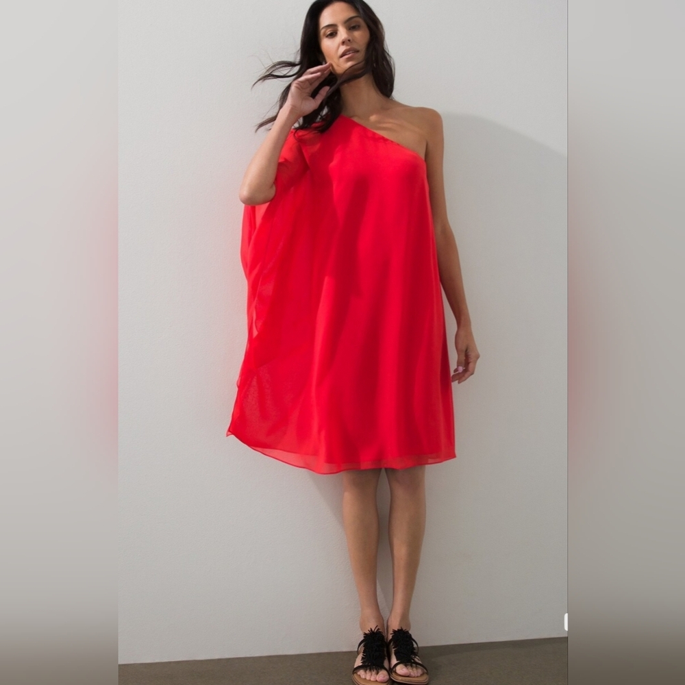 Chico's dress~One Shoulder Wedding Guest Dress